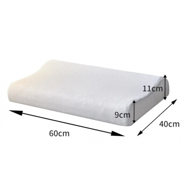 4D Air Fiber Pillow Summer Breathable Neck Protection Contour Pillow