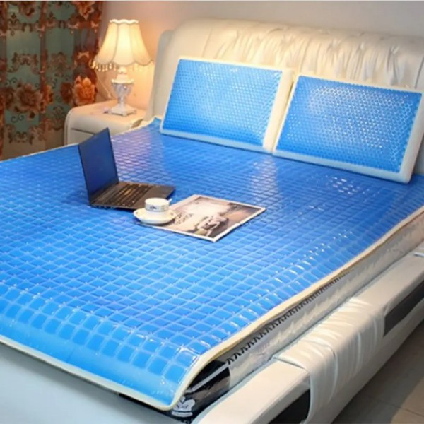 Anti-bacterial Bed Silicone Waterproof Summer Ice Gel Cooling Mat Mattress Topper