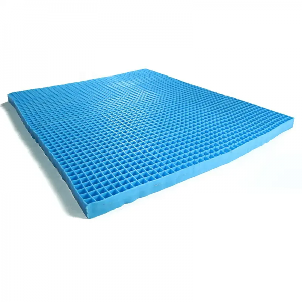 Factory Customize Polymer Elastic TPE Gel Grid Airflow 1.58 Inch Silicone Cooling Bed Mattress Topper